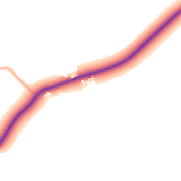 Daytime road noise heatmap for TN2 4AG