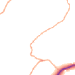 Daytime road noise heatmap for TN2 4AP