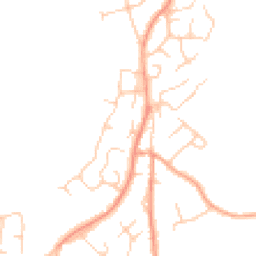 Daytime road noise heatmap for TN2 4HP
