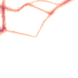 Night-time road noise heatmap for TN2 4TB