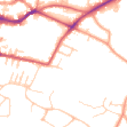 Daytime road noise heatmap for TN2 4TG