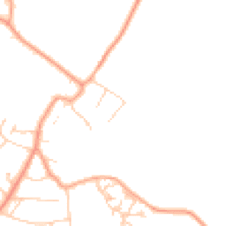 Daytime road noise heatmap for TN2 4TY