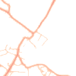 Daytime road noise heatmap for TN2 4TZ