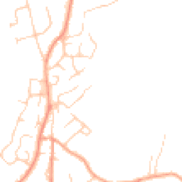 Daytime road noise heatmap for TN2 4XX