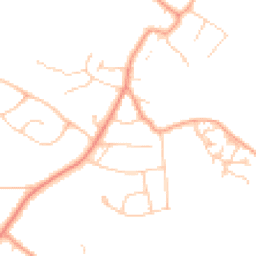 Daytime road noise heatmap for TN2 5BH
