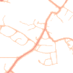 Daytime road noise heatmap for TN2 5GB
