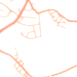 Daytime road noise heatmap for TN2 5HF
