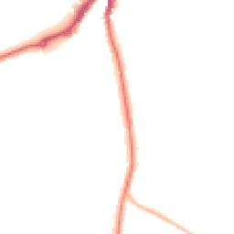 Night-time road noise heatmap for TN2 5LA