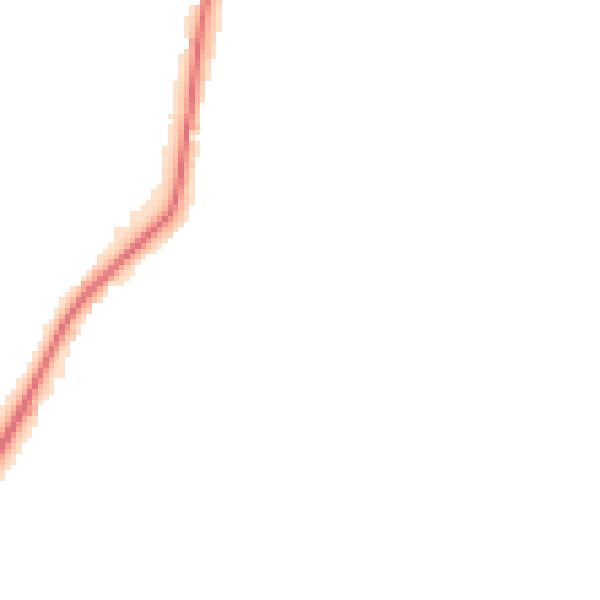 Night-time road noise heatmap for TN2 5PG