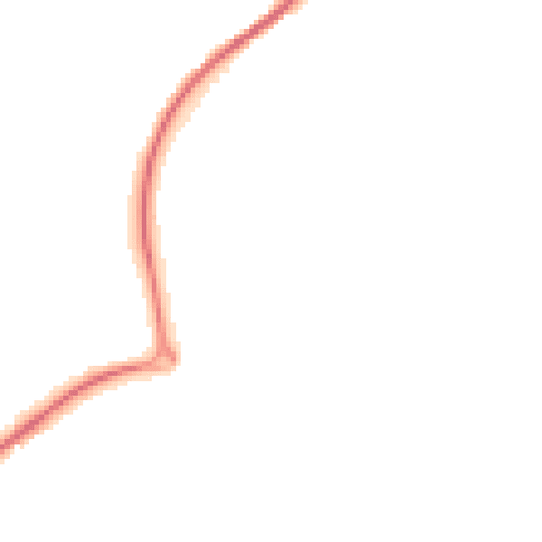 Night-time road noise heatmap for TN20 6DX