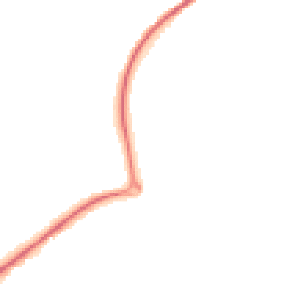 Night-time road noise heatmap for TN20 6EJ