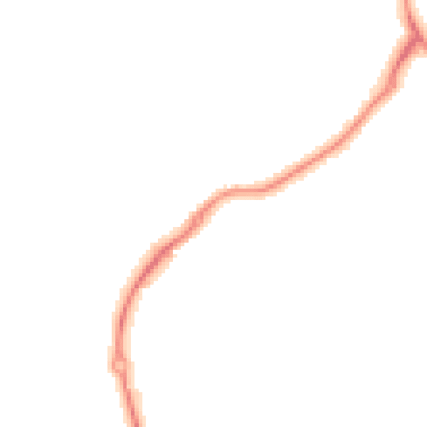 Night-time road noise heatmap for TN25 4AB