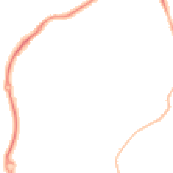 Night-time road noise heatmap for TN25 4AJ