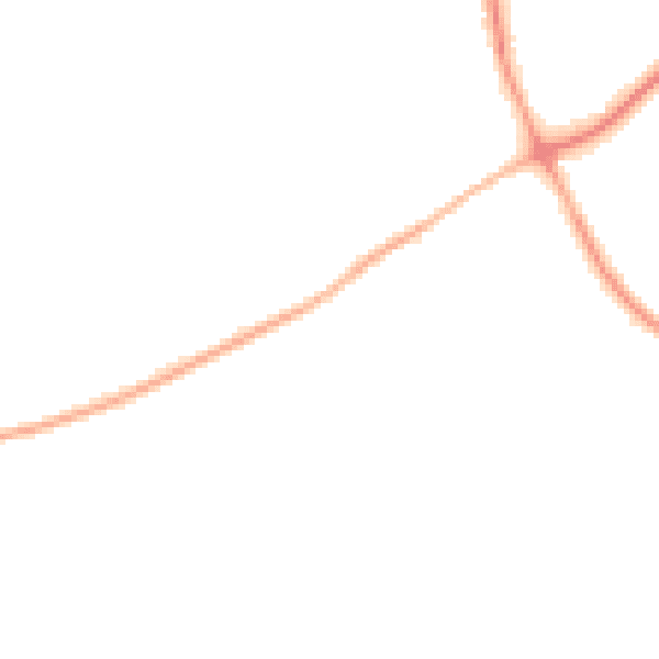 Night-time road noise heatmap for TN25 4BP