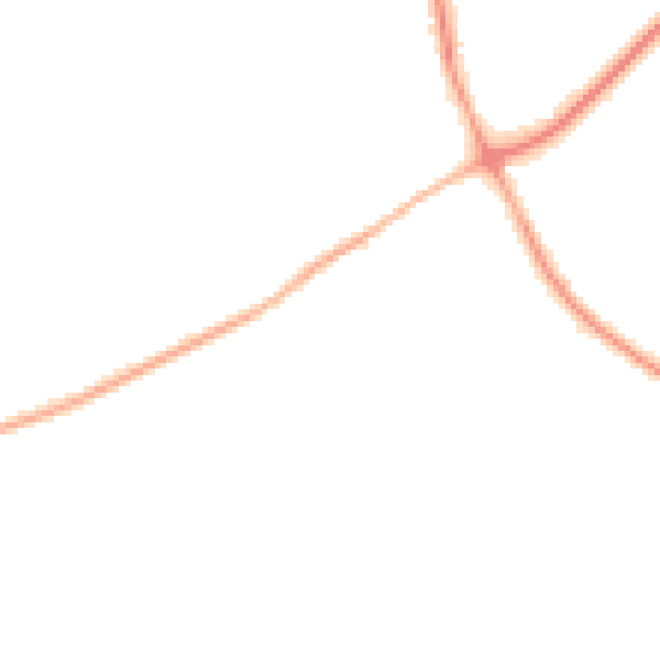 Night-time road noise heatmap for TN25 4BS