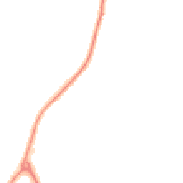 Night-time road noise heatmap for TN25 4DX