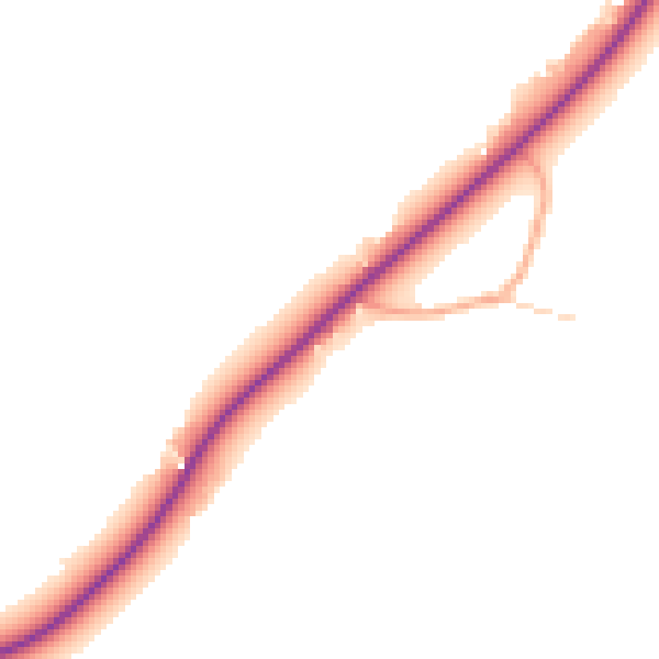 Daytime road noise heatmap for TN25 4HA