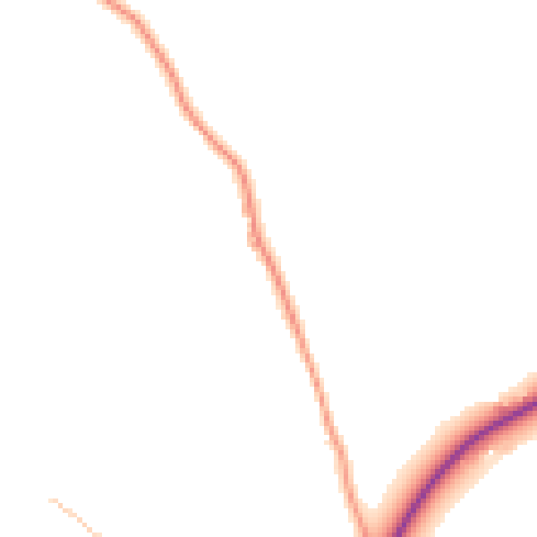 Daytime road noise heatmap for TN25 4HB