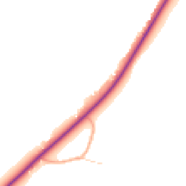 Daytime road noise heatmap for TN25 4HF