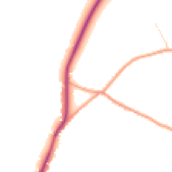 Daytime road noise heatmap for TN25 4HH