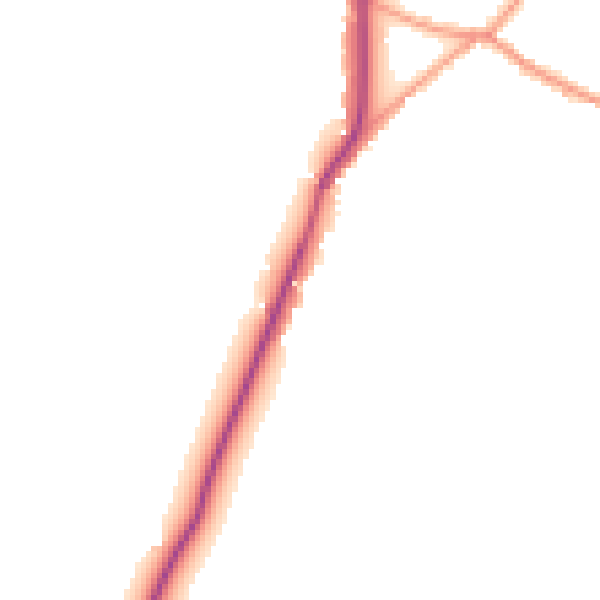Daytime road noise heatmap for TN25 4HS