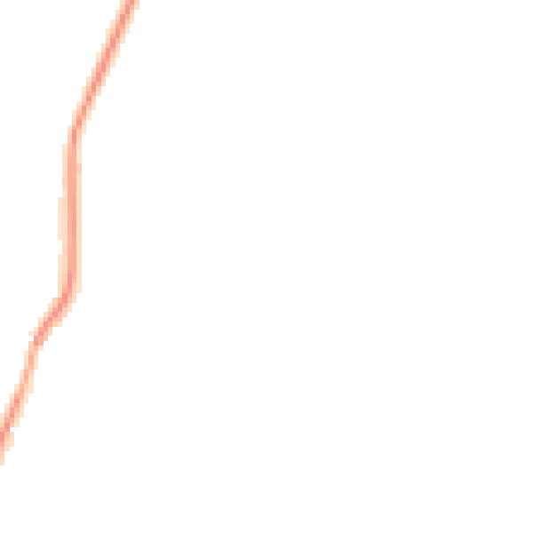 Night-time road noise heatmap for TN25 4JA