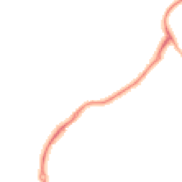 Night-time road noise heatmap for TN25 4QJ