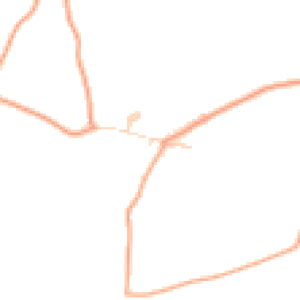 Daytime road noise heatmap for TN25 5HT