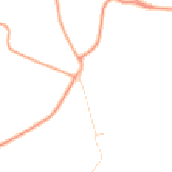 Daytime road noise heatmap for TN25 5JU