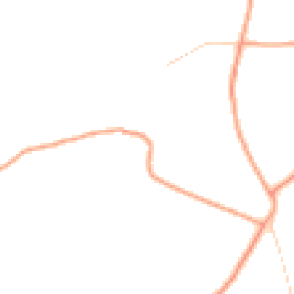 Daytime road noise heatmap for TN25 5JX