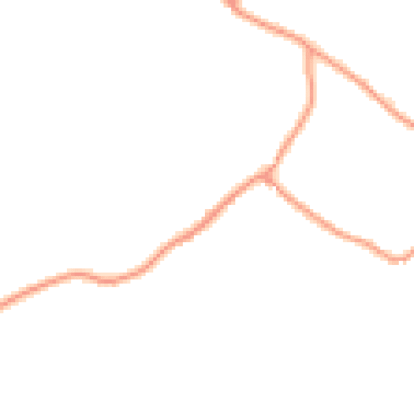 Daytime road noise heatmap for TN25 5LL