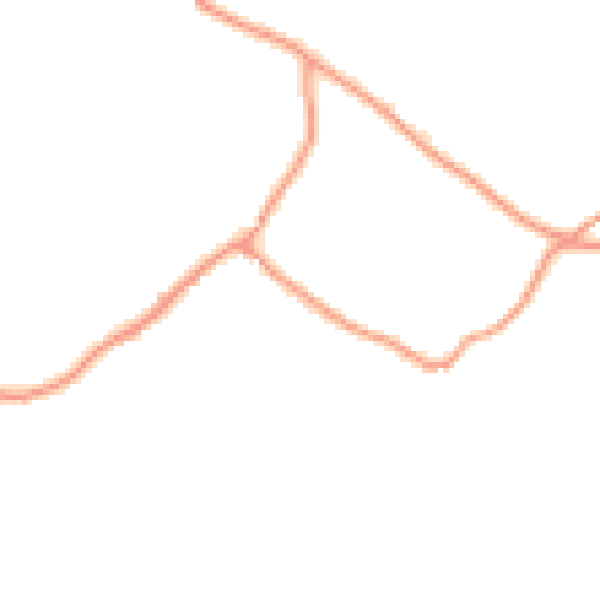 Daytime road noise heatmap for TN25 5LT