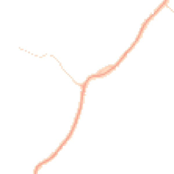 Daytime road noise heatmap for TN25 5PD