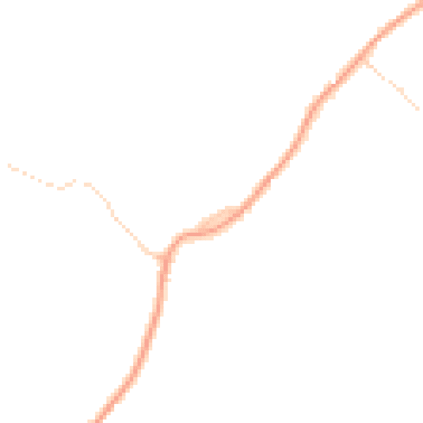 Daytime road noise heatmap for TN25 5PJ