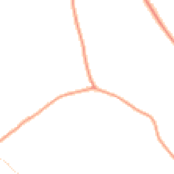 Daytime road noise heatmap for TN25 5PL