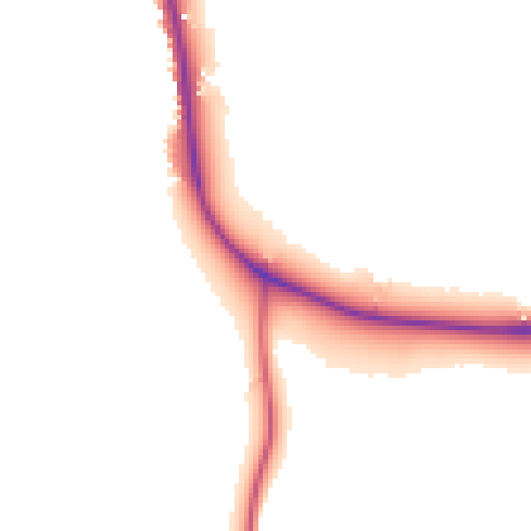 Daytime road noise heatmap for TN25 6DA