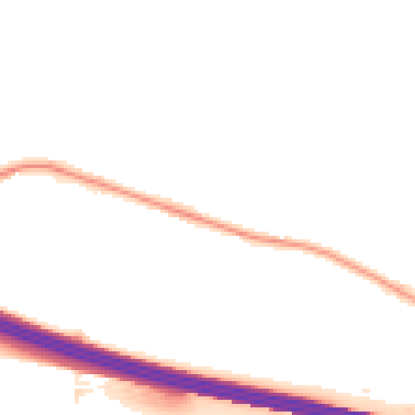 Night-time road noise heatmap for TN25 6EG
