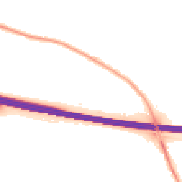 Night-time road noise heatmap for TN25 6GA
