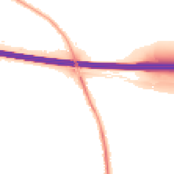 Night-time road noise heatmap for TN25 6JU