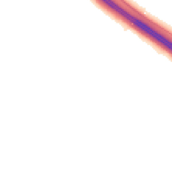 Night-time road noise heatmap for TN25 6NF