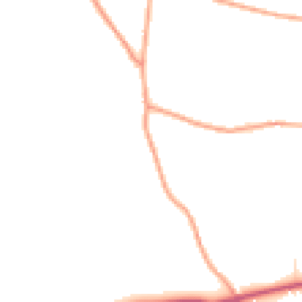 Daytime road noise heatmap for TN25 7AY