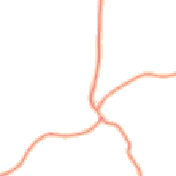 Daytime road noise heatmap for TN25 7BT