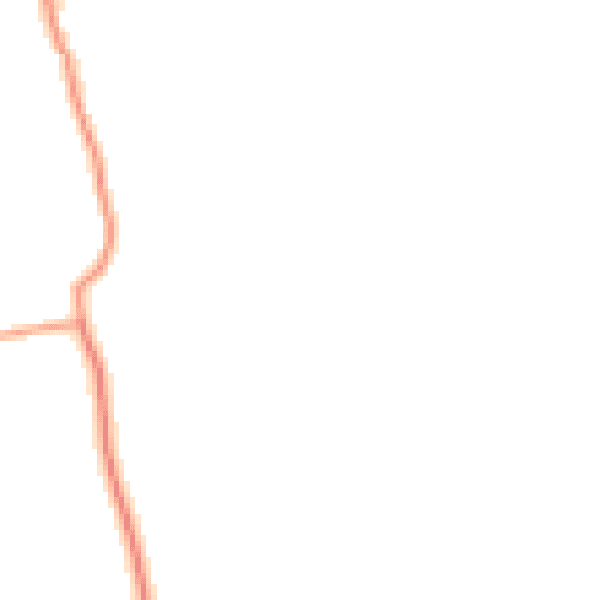 Daytime road noise heatmap for TN25 7JZ
