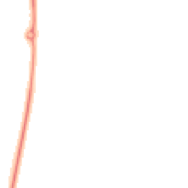 Night-time road noise heatmap for TN25 7LW