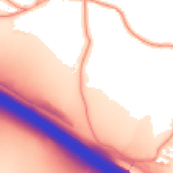 Daytime road noise heatmap for TN27 0BJ