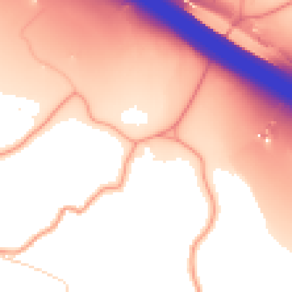 Daytime road noise heatmap for TN27 0BS