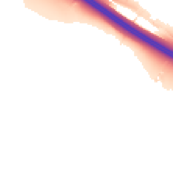 Night-time road noise heatmap for TN27 0BS