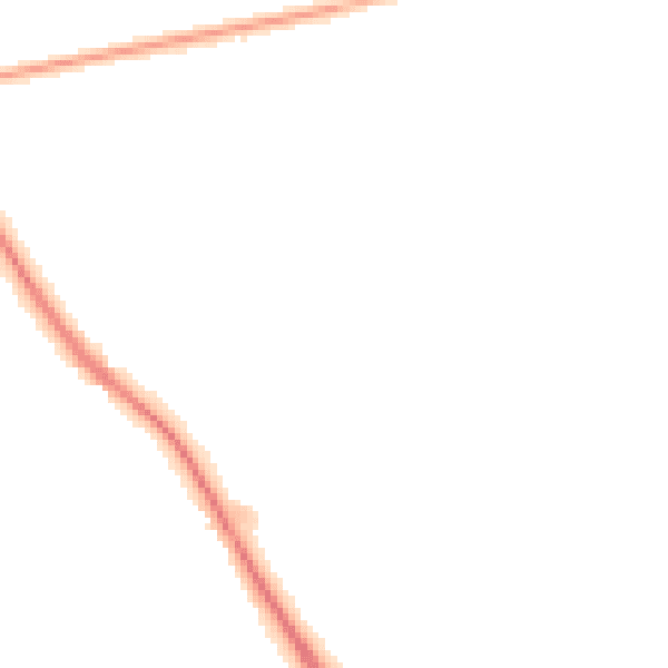 Night-time road noise heatmap for TN27 0DN
