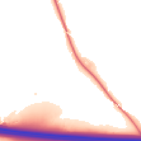Night-time road noise heatmap for TN27 0EL