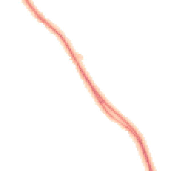 Night-time road noise heatmap for TN27 0EQ